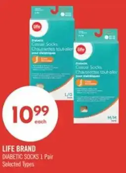 Shoppers Drug Mart Life brand diabetic socks offer