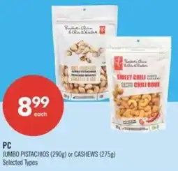 Shoppers Drug Mart PC Jumbo Pistachios offer