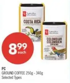 Shoppers Drug Mart PC ground coffee offer