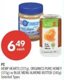 Shoppers Drug Mart PC hemp hearts offer