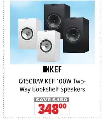 2001 Audio Video Q150B/W 100W Two-Way Bookshelf Speakers offer