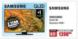 2001 Audio Video QN65Q80D 65 QLED 4K Quantum HDR+ offer