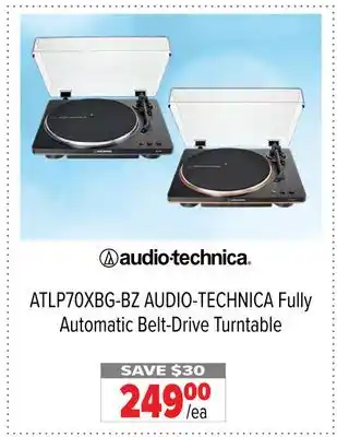 2001 Audio Video ATLP70XBG-BZ Fully Automatic Belt-Drive Turntable offer