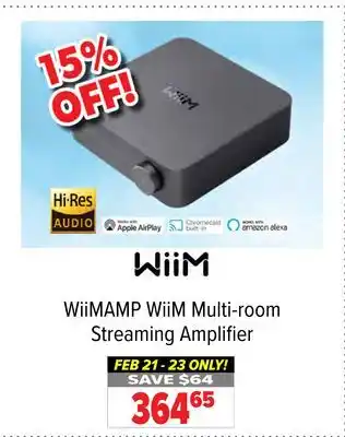 2001 Audio Video WiiMAMP WiiM Multi-room Streaming Amplifier offer