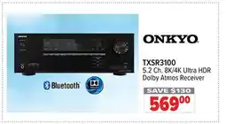 2001 Audio Video TXSR3100 ONKYO 5.2 Ch. 8K/4K Ultra HDR Dolby Atmos Receiver offer