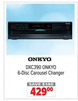 2001 Audio Video DXC390 6-Disc Carousel Changer offer