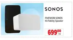 2001 Audio Video FIVE1US1B SONOS Hi-Fidelity Speaker offer