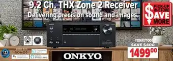 2001 Audio Video TXNR7100 9.2 CH. THX Zone 2 Receiver offer