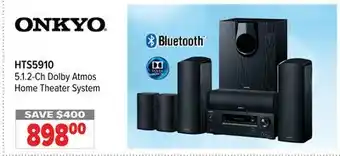 2001 Audio Video HTS5910 5.1.2-Ch Dolby Atmos Home Theater System offer