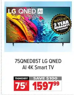 2001 Audio Video 75QNED85T 75 QNED AI 4K Smart TV offer