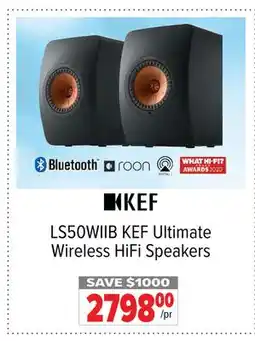 2001 Audio Video LS50WIIB Ultimate Wireless HiFi Speakers offer