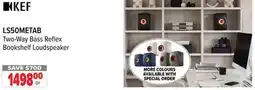 2001 Audio Video LS50METAB KEF Two-Way Bass Reflex Bookshelf Loudspeaker offer