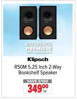 2001 Audio Video R50M 5.25 Inch 2-Way Bookshelf Speaker offer