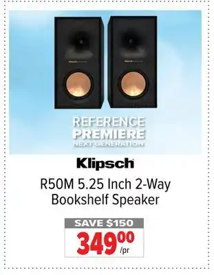 2001 Audio Video R50M 5.25 Inch 2-Way Bookshelf Speaker offer