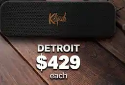 2001 Audio Video DETROIT Portable Bluetooth Speakers offer