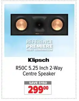 2001 Audio Video R50C 5.25 Inch 2-Way Centre Speaker offer