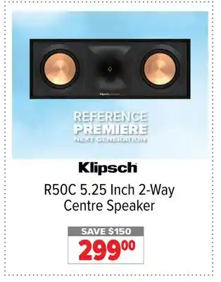 2001 Audio Video R50C 5.25 Inch 2-Way Centre Speaker offer