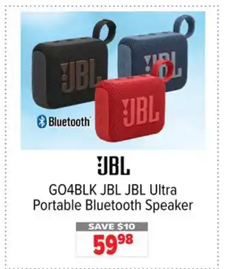 2001 Audio Video GO4BLK JBL Ultra Portable Bluetooth Speaker offer