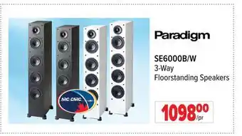 2001 Audio Video SE6000B/W 3-Way Floorstanding Speakers offer