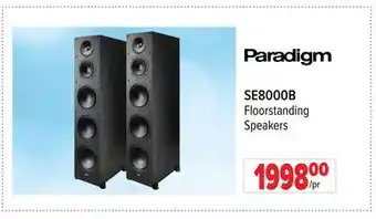 2001 Audio Video SE8000B Floorstanding Speakers offer