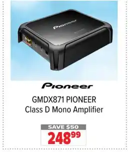 2001 Audio Video GMDX871 Class D Mono Amplifier offer