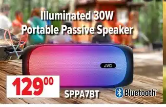 2001 Audio Video SPPA7BT Illuminated 30W Portable Passive Speaker offer