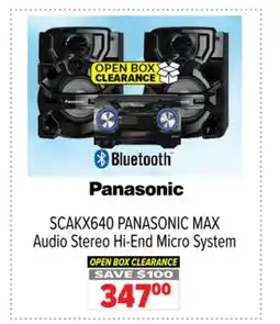 2001 Audio Video SCAKX640 MAX Audio Stereo Hi-End Micro System offer