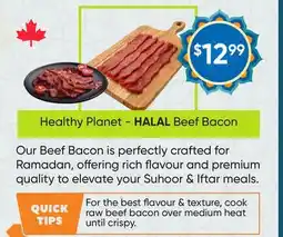 Healthy Planet Healthy Planet-HALAL Beef Bacon offer