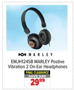 2001 Audio Video EMJH124SB MARLEY Postive Vibration 2 On-Ear Headphones offer