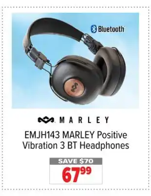 2001 Audio Video EMJH143 Positive Vibration 3 BT Headphones offer