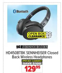 2001 Audio Video HD450BTBK Closed Back Wireless Headphones offer