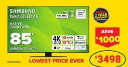 Visions Electronics Samsung QN90DA 85 Smart TV offer