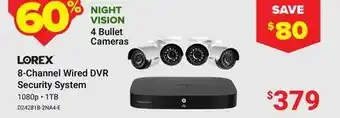 Visions Electronics 8-Channel Wired DVR Security System offer