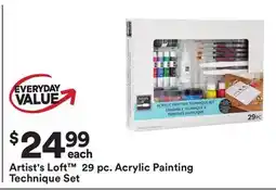 Michaels Artist's Loft 29 pc. Acrylic Painting Technique Set offer