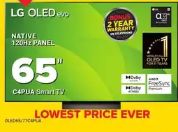 Visions Electronics LG C4PUA 65 Smart TV offer