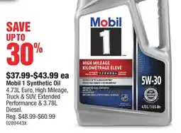 PartSource Mobil 1 Synthetic Oil offer