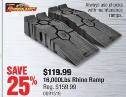 PartSource 16,000Lbs Rhino Ramp offer