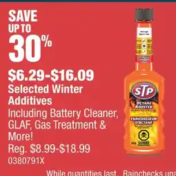 PartSource STP Selected Winter Additives offer