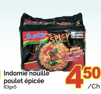 T&T Supermarket INDOMIE NOUILLE POULET EPICEE,83GX5 offer