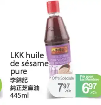 T&T Supermarket LKK HUILE DE SESAME PURE, 445mL offer