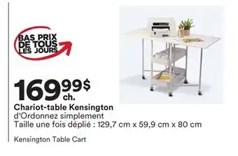 Michaels Chariot-table Kensington d'Ordonnez simplement offer