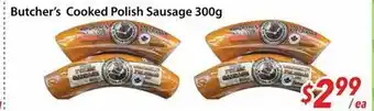 Bestco Food Mart Butcher's Cooked Polish Sausage offer