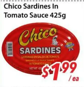 Bestco Food Mart Chico Sardines In Tomato Sauce offer