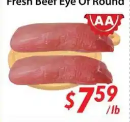 Bestco Food Mart Fresh Beef Eye Of Round offer