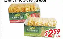 Bestco Food Mart Cavendish potato patties offer