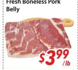 Bestco Food Mart Fresh Boneless Pork Belly offer