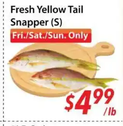 Bestco Food Mart Fresh Yellow Tail Snapper (s) offer