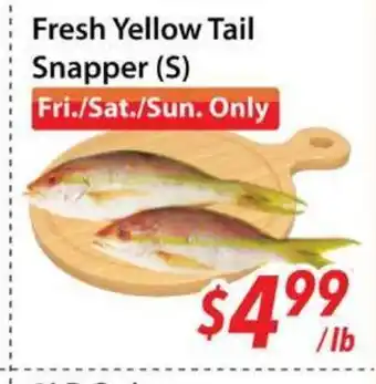 Bestco Food Mart Fresh Yellow Tail Snapper (s) offer