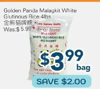 Oceans Fresh Food Market Golden Panda Malagkit White Glutinous Rice offer