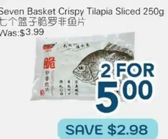 Oceans Fresh Food Market Seven Basket Crispy Tilapia Sliced offer